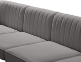 Alina Velvet Modular Sectional Sofa – Elegant Deep Channel Tufting, Custom Configurations & Comfort
