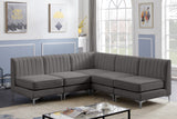 Alina Velvet Modular Sectional Sofa – Elegant Deep Channel Tufting, Custom Configurations & Comfort