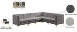 Alina Velvet Modular Sectional Sofa – Elegant Deep Channel Tufting, Custom Configurations & Comfort