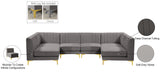 Alina Velvet Modular Sectional Sofa – Elegant Deep Channel Tufting, Custom Configurations & Comfort