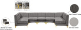 Alina Velvet Modular Sectional Sofa – Elegant Deep Channel Tufting, Custom Configurations & Comfort