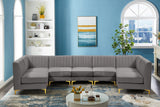 Alina Velvet Modular Sectional Sofa – Elegant Deep Channel Tufting, Custom Configurations & Comfort