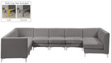 Alina Velvet Modular Sectional Sofa – Elegant Deep Channel Tufting, Custom Configurations & Comfort