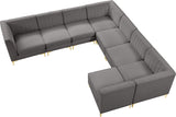 Alina Velvet Modular Sectional Sofa – Elegant Deep Channel Tufting, Custom Configurations & Comfort