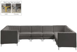 Alina Velvet Modular Sectional Sofa – Elegant Deep Channel Tufting, Custom Configurations & Comfort