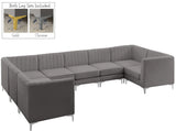 Alina Velvet Modular Sectional Sofa – Elegant Deep Channel Tufting, Custom Configurations & Comfort