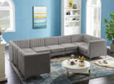 Alina Velvet Modular Sectional Sofa – Elegant Deep Channel Tufting, Custom Configurations & Comfort