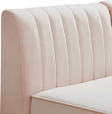Alina Modular Corner Chair - Stylish Contemporary Design with Deep Channel Tufting for Comfort