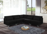 Julia Velvet Modular Sectional Sofa - Cozy Contemporary Design with Gold & Chrome Legs, Versatile Comfort
