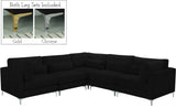 Julia Velvet Modular Sectional Sofa - Cozy Contemporary Design with Gold & Chrome Legs, Versatile Comfort