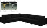 Julia Velvet Modular Sectional Sofa - Cozy Contemporary Design with Gold & Chrome Legs, Versatile Comfort
