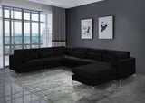 Julia Velvet Modular Sectional Sofa - Cozy Contemporary Design with Gold & Chrome Legs, Versatile Comfort