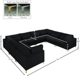 Julia Velvet Modular Sectional Sofa - Cozy Contemporary Design with Gold & Chrome Legs, Versatile Comfort