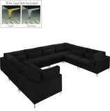 Julia Velvet Modular Sectional Sofa - Cozy Contemporary Design with Gold & Chrome Legs, Versatile Comfort