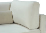 Julia Velvet Modular Sectional Sofa - Cozy Contemporary Design with Customizable Gold & Chrome Legs