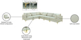 Julia Velvet Modular Sectional Sofa - Cozy Contemporary Design with Customizable Gold & Chrome Legs