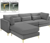 Julia Velvet Modular Sectional Sofa - Stylish, Customizable Comfort for Contemporary Living Spaces