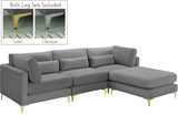 Julia Velvet Modular Sectional Sofa - Stylish, Customizable Comfort for Contemporary Living Spaces