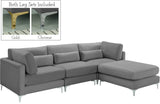 Julia Velvet Modular Sectional Sofa - Stylish, Customizable Comfort for Contemporary Living Spaces