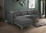 Julia Velvet Modular Sectional Sofa - Stylish, Customizable Comfort for Contemporary Living Spaces