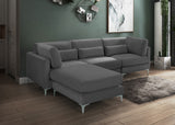 Julia Velvet Modular Sectional Sofa - Stylish, Customizable Comfort for Contemporary Living Spaces