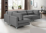 Julia Velvet Modular Sectional Sofa - Stylish, Customizable Comfort for Contemporary Living Spaces
