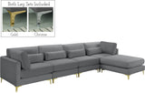 Julia Velvet Modular Sectional Sofa - Stylish, Customizable Comfort for Contemporary Living Spaces