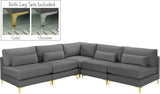 Julia Velvet Modular Sectional Sofa - Stylish, Customizable Comfort for Contemporary Living Spaces