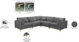 Julia Velvet Modular Sectional Sofa - Stylish, Customizable Comfort for Contemporary Living Spaces