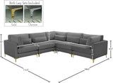 Julia Velvet Modular Sectional Sofa - Stylish, Customizable Comfort for Contemporary Living Spaces
