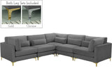Julia Velvet Modular Sectional Sofa - Stylish, Customizable Comfort for Contemporary Living Spaces