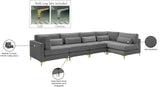 Julia Velvet Modular Sectional Sofa - Stylish, Customizable Comfort for Contemporary Living Spaces