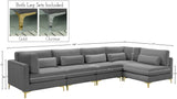 Julia Velvet Modular Sectional Sofa - Stylish, Customizable Comfort for Contemporary Living Spaces