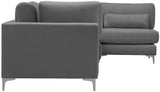 Julia Velvet Modular Sectional Sofa - Stylish, Customizable Comfort for Contemporary Living Spaces