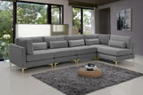 Julia Velvet Modular Sectional Sofa - Stylish, Customizable Comfort for Contemporary Living Spaces