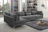 Julia Velvet Modular Sectional Sofa - Stylish, Customizable Comfort for Contemporary Living Spaces