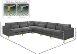 Julia Velvet Modular Sectional Sofa - Stylish, Customizable Comfort for Contemporary Living Spaces