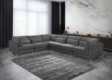 Julia Velvet Modular Sectional Sofa - Stylish, Customizable Comfort for Contemporary Living Spaces