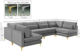 Julia Velvet Modular Sectional Sofa - Stylish, Customizable Comfort for Contemporary Living Spaces