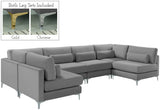 Julia Velvet Modular Sectional Sofa - Stylish, Customizable Comfort for Contemporary Living Spaces