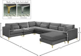 Julia Velvet Modular Sectional Sofa - Stylish, Customizable Comfort for Contemporary Living Spaces