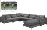 Julia Velvet Modular Sectional Sofa - Stylish, Customizable Comfort for Contemporary Living Spaces