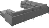 Julia Velvet Modular Sectional Sofa - Stylish, Customizable Comfort for Contemporary Living Spaces