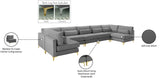 Julia Velvet Modular Sectional Sofa - Stylish, Customizable Comfort for Contemporary Living Spaces