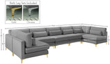 Julia Velvet Modular Sectional Sofa - Stylish, Customizable Comfort for Contemporary Living Spaces