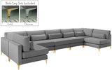 Julia Velvet Modular Sectional Sofa - Stylish, Customizable Comfort for Contemporary Living Spaces