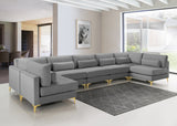 Julia Velvet Modular Sectional Sofa - Stylish, Customizable Comfort for Contemporary Living Spaces