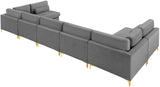 Julia Velvet Modular Sectional Sofa - Stylish, Customizable Comfort for Contemporary Living Spaces