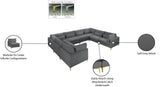 Julia Velvet Modular Sectional Sofa - Stylish, Customizable Comfort for Contemporary Living Spaces