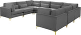 Julia Velvet Modular Sectional Sofa - Stylish, Customizable Comfort for Contemporary Living Spaces